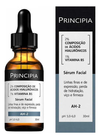 Sérum Facial Principia AH-2 Ácido Hialurônico 2% + Vitamina B5 30ml