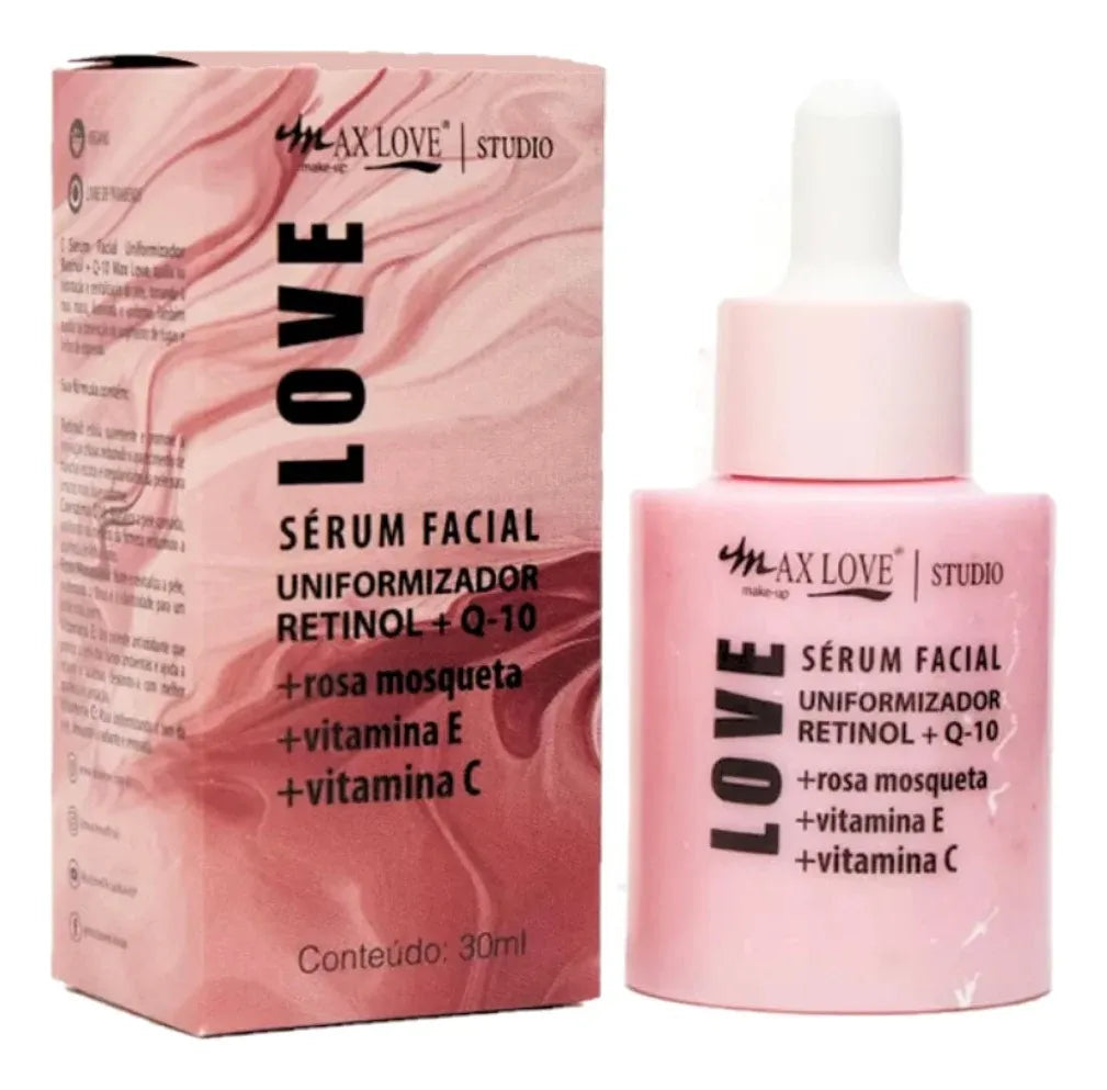 Sérum Facial Uniformizador Retinol + Q10 Max Love 30ml