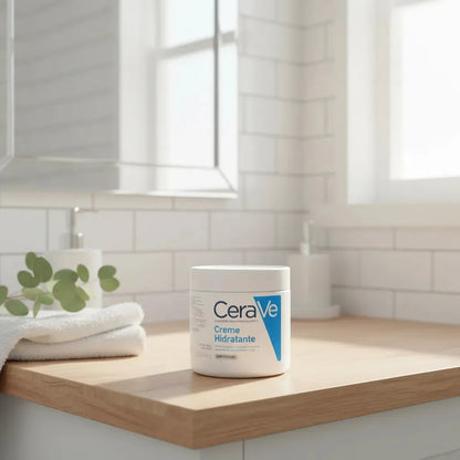 Creme Hidratante CeraVe para Rosto e Corpo 454g Pele Seca a Muito Seca Sem Perfume